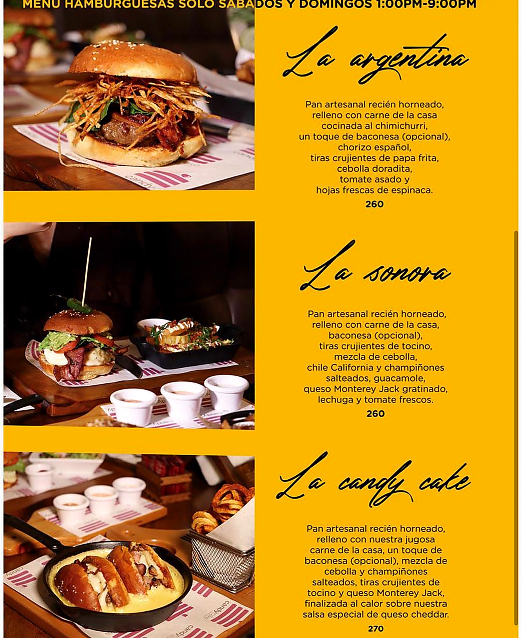 Hamburguesas signature